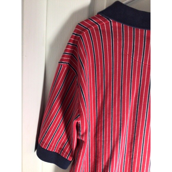 Vintage Ivy Crew Explorer USA Red White Blue XL Polo - Picture 13 of 16